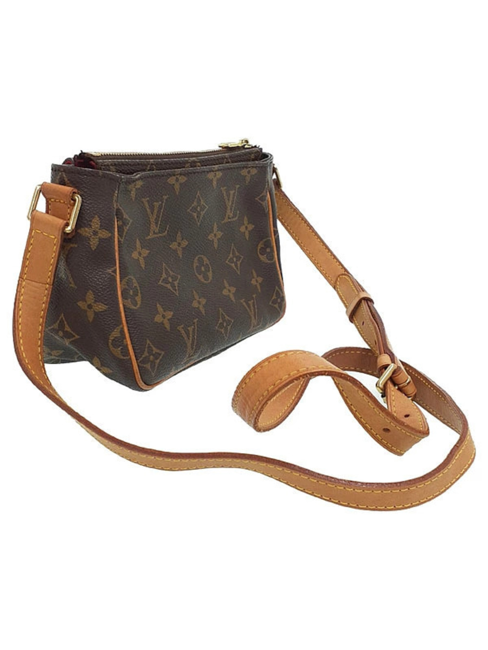 Louis Vuitton Monogram Cite Viva Shoulder Bag Brown